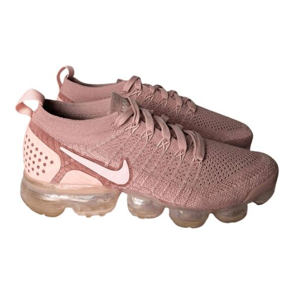 NIKE Air VaporMax Flyknit 3 "Rust Pink" Running Shoes Size 8 - Picture 3 of 9